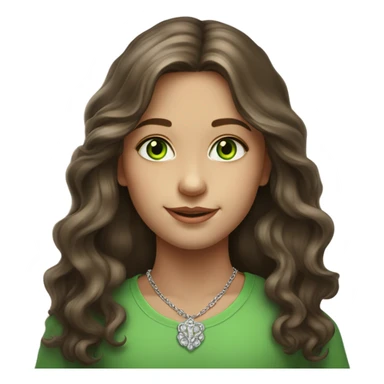 realistic portrait of girl sticker