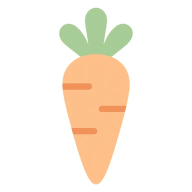 carrot pastel colors sticker