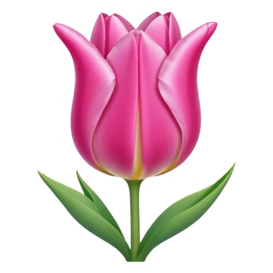 pink tulip  sticker