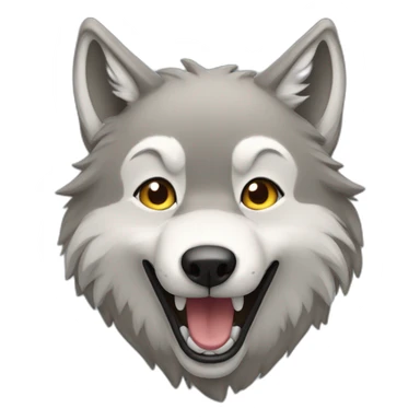 happe wolf sticker