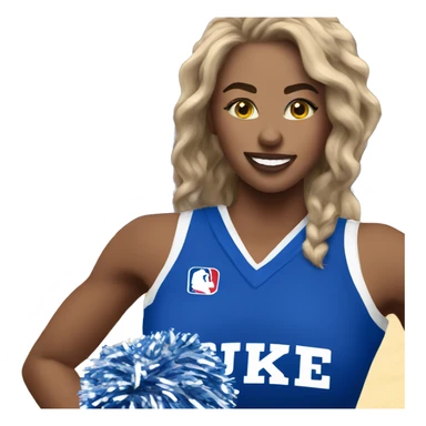 NBA duke cheerleader  sticker