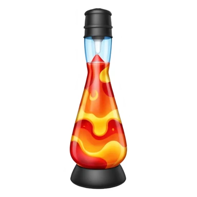 Lava lamp sticker