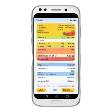 receipt inside of a phone sticker