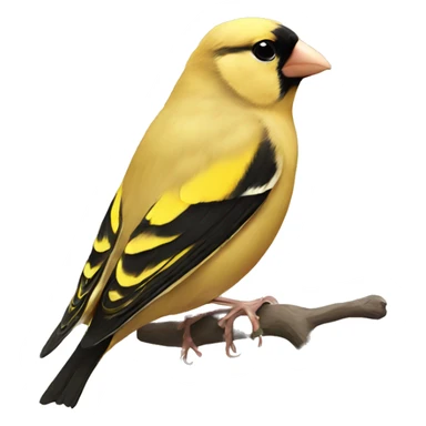 Gold finch sticker