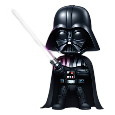 darth vader hold lightsaber sticker