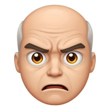 annoyed furious person sticker