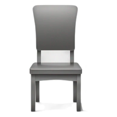 metal chair shaped like the letter I sticker