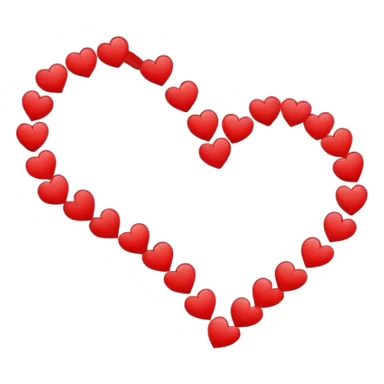 A dashed line in the shape of a heart connecting Indiana and South Carolina  sticker