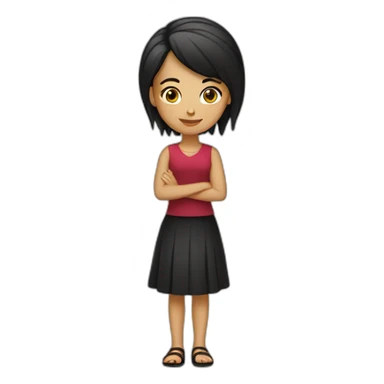 albanian girl sticker