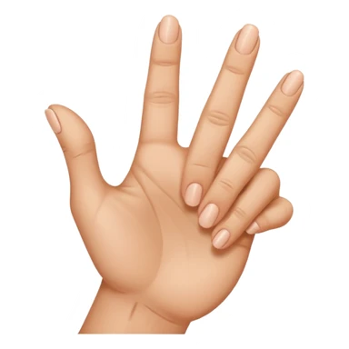 Its a meme in indai that is a hand gesture which middle finger is faced front and all finger is faced upward sticker