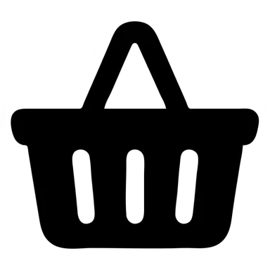 A turquoise basket sticker