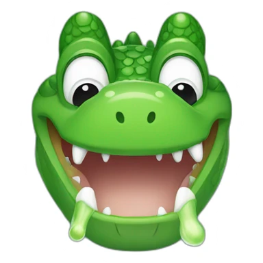 Crocodile in the bathroom sticker