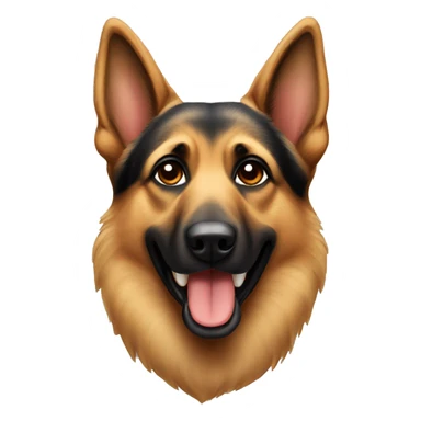 German shepard dog sticker