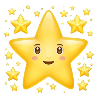 cute ones please stars  sticker