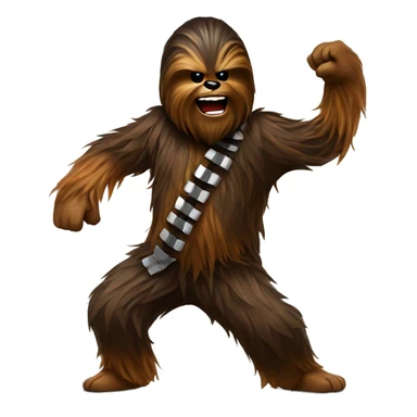 Chewbacca Dancing Breakdance sticker