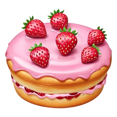 Strawberry Glaze Pastries
 sticker