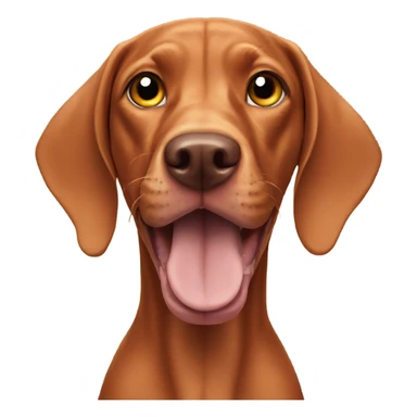 vizsla shark sticker