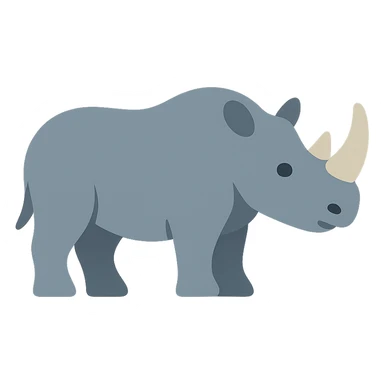Rhino sticker