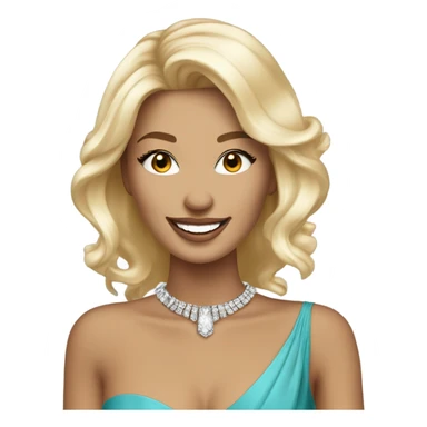 Super star blonde sticker