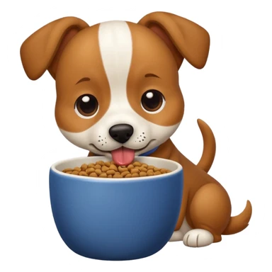  Cup and dog and food sticker