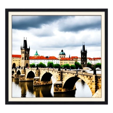 Charles Bridge sticker