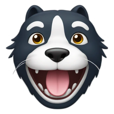 laught animal sticker