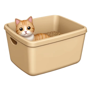 cat litter box sticker