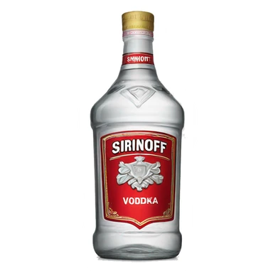 smirnoff vodka bottle sticker