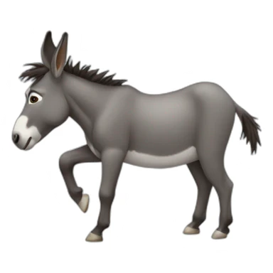 somersault donkey sticker