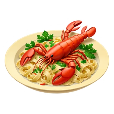 lobster pasta sticker