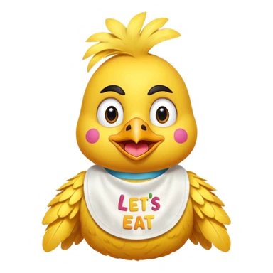 Chica from Five Nights At Freddy's Movie sticker