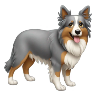 Berger australien gris sticker