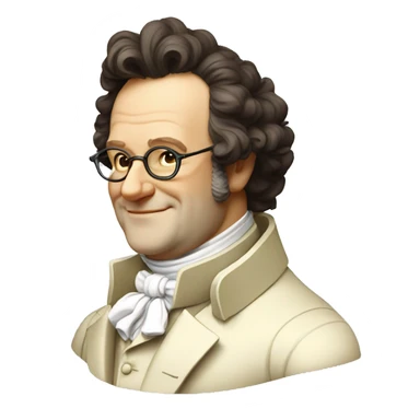 Franz Schubert Smiling sticker
