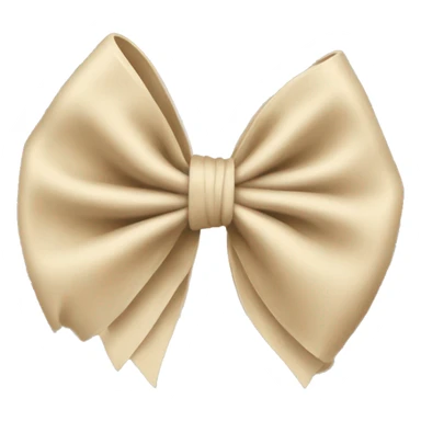 beige schleife sticker