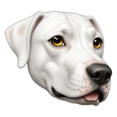 dogo argentino bebiendo mate sticker
