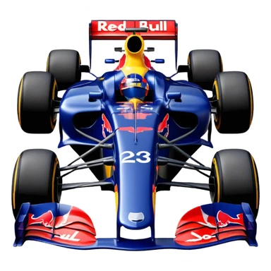 a 2010 Red Bull Formula 1 car sticker