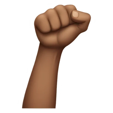 Strong arm with no muscle sticker