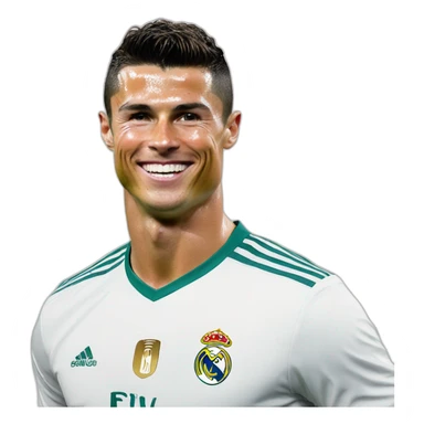 Cristiano Ronaldo smile sticker