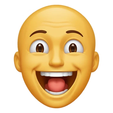 man laughing from soul, hardest laugh ever sticker