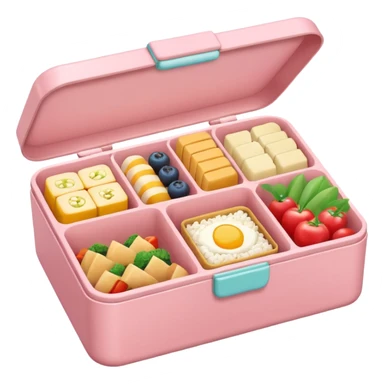 a pastel bento sticker