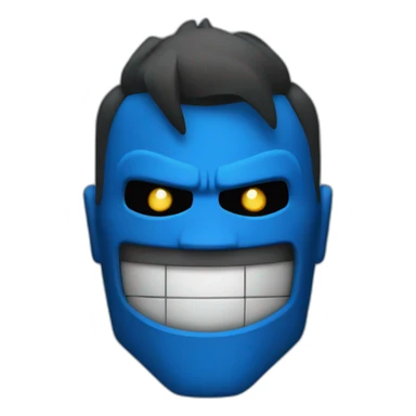 blue blocks bad vilain sticker