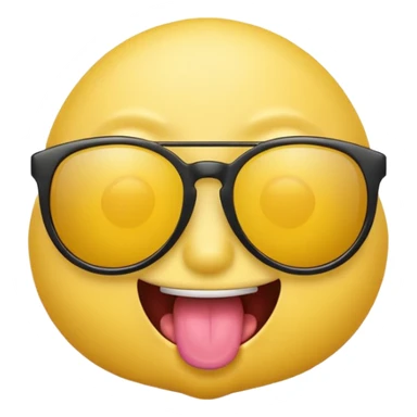 Fassa um emoji simples aquele da carinha amarelo de óculos escuro dando uma língua bem ofensiva e mostrando o dedo do meio da mesma forma sticker