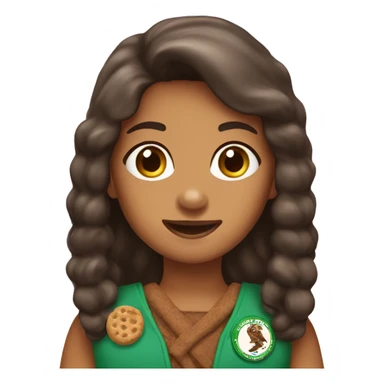 Samoa Girl Scout cookie sticker