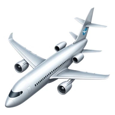 airplane in flight sticker