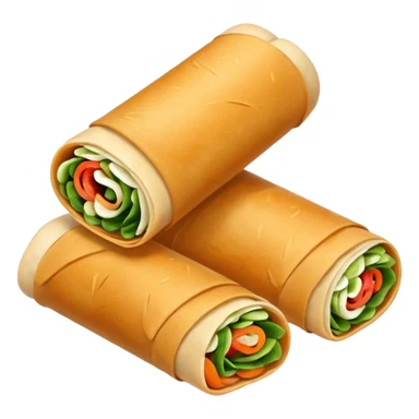 Spring roll sticker