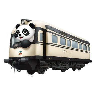 orient express with a panda on it sticker