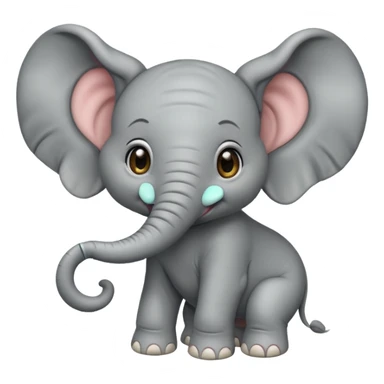 baby elephant sticker