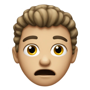 Person crazy annoyed  sticker