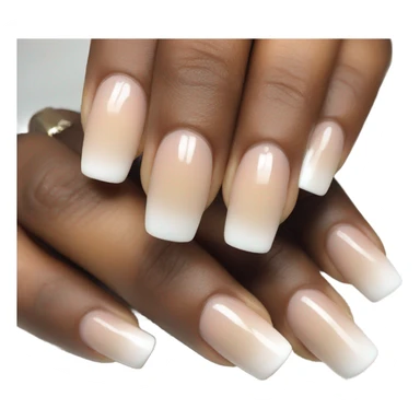 French tip nails sticker
