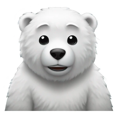 polar bare on a train sticker